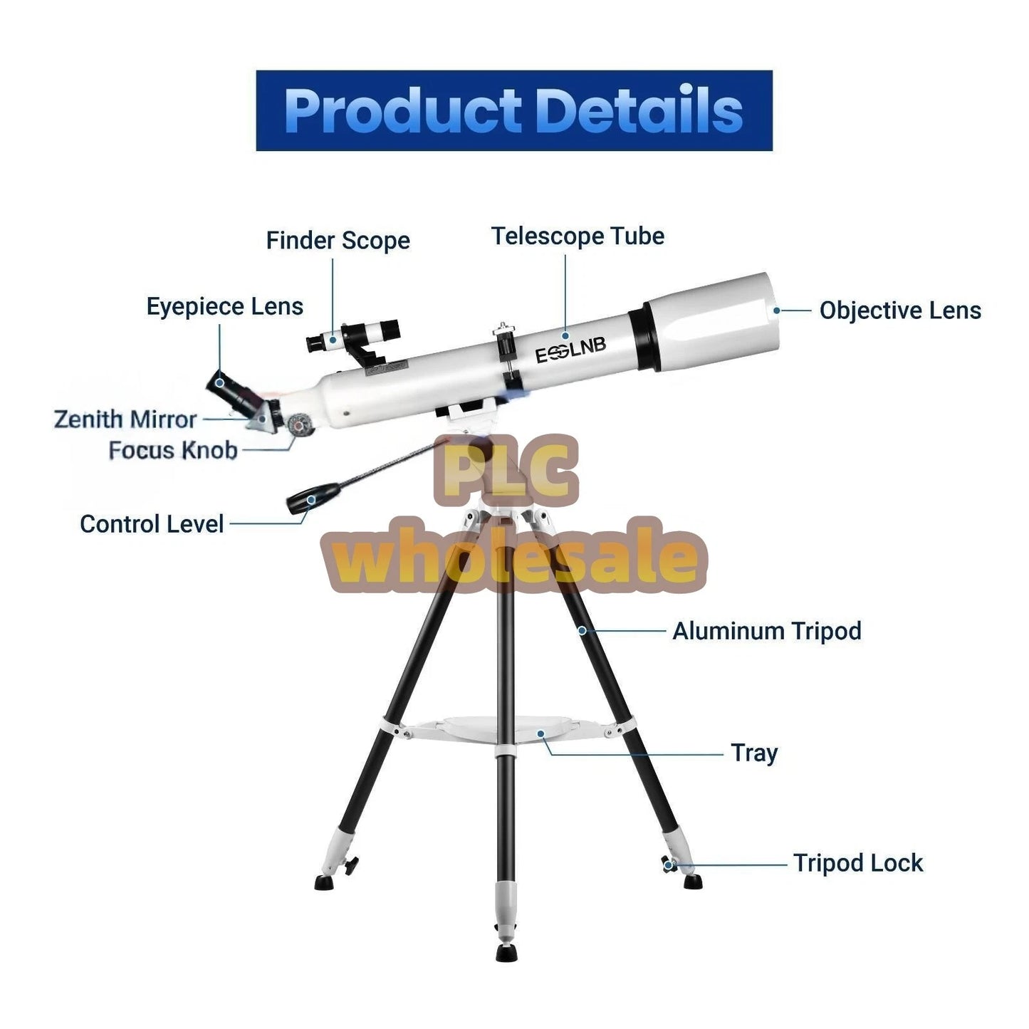 70080 Professional Telescope 210X W/ Star Tracking APP for Beginner Adults Gift
