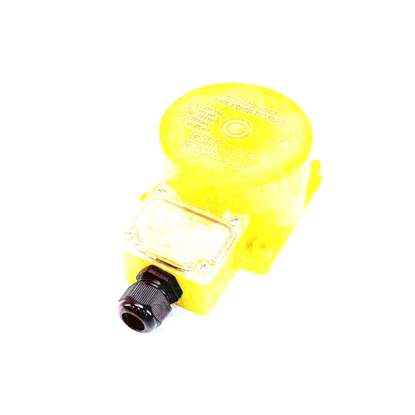Turck NI60-K90SR-FZ3X2 2-Wire AC DC Non-Embeddable Rectangular Inductive Sensor - TURCK