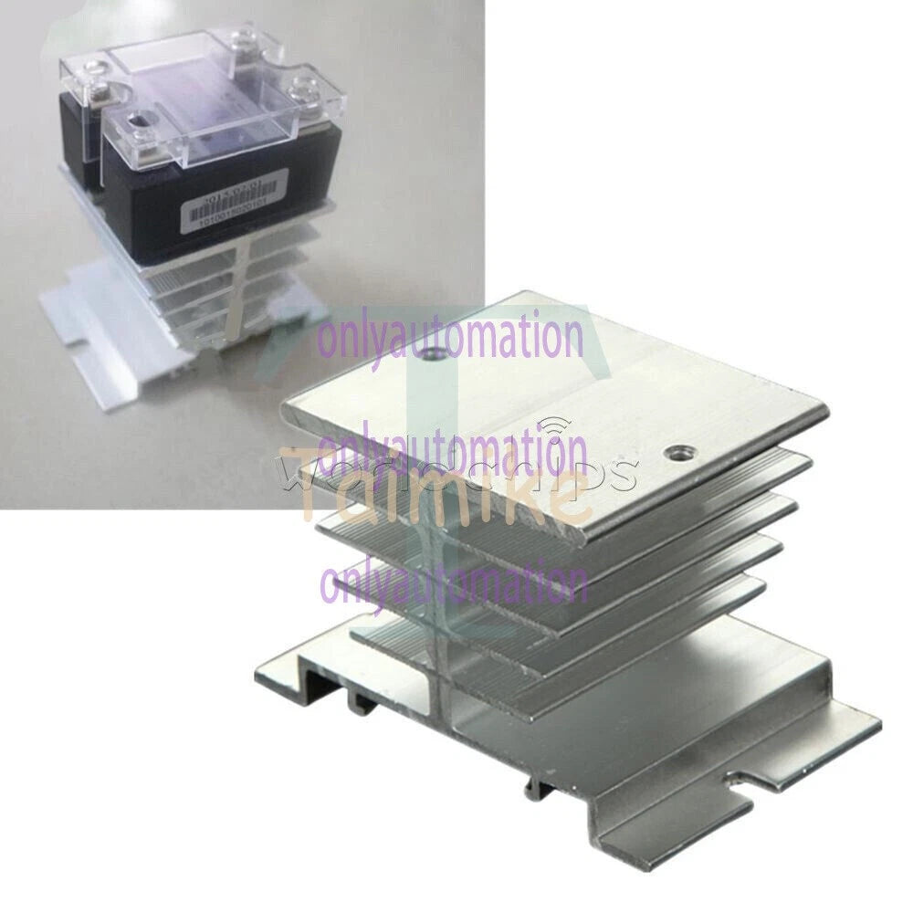25A/40A/60A SSR-25DA/40DA/60DA Fotek Solid State Relay Module Alloy Heat Sink N!