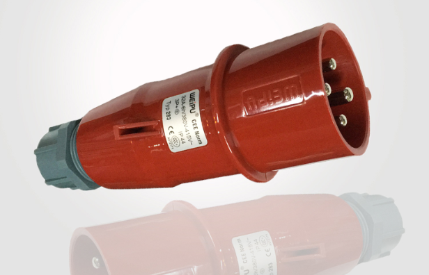 New 1PCS WEIPU Typ283 32A IP44 Industrial Plug SHIP - WEIPU
