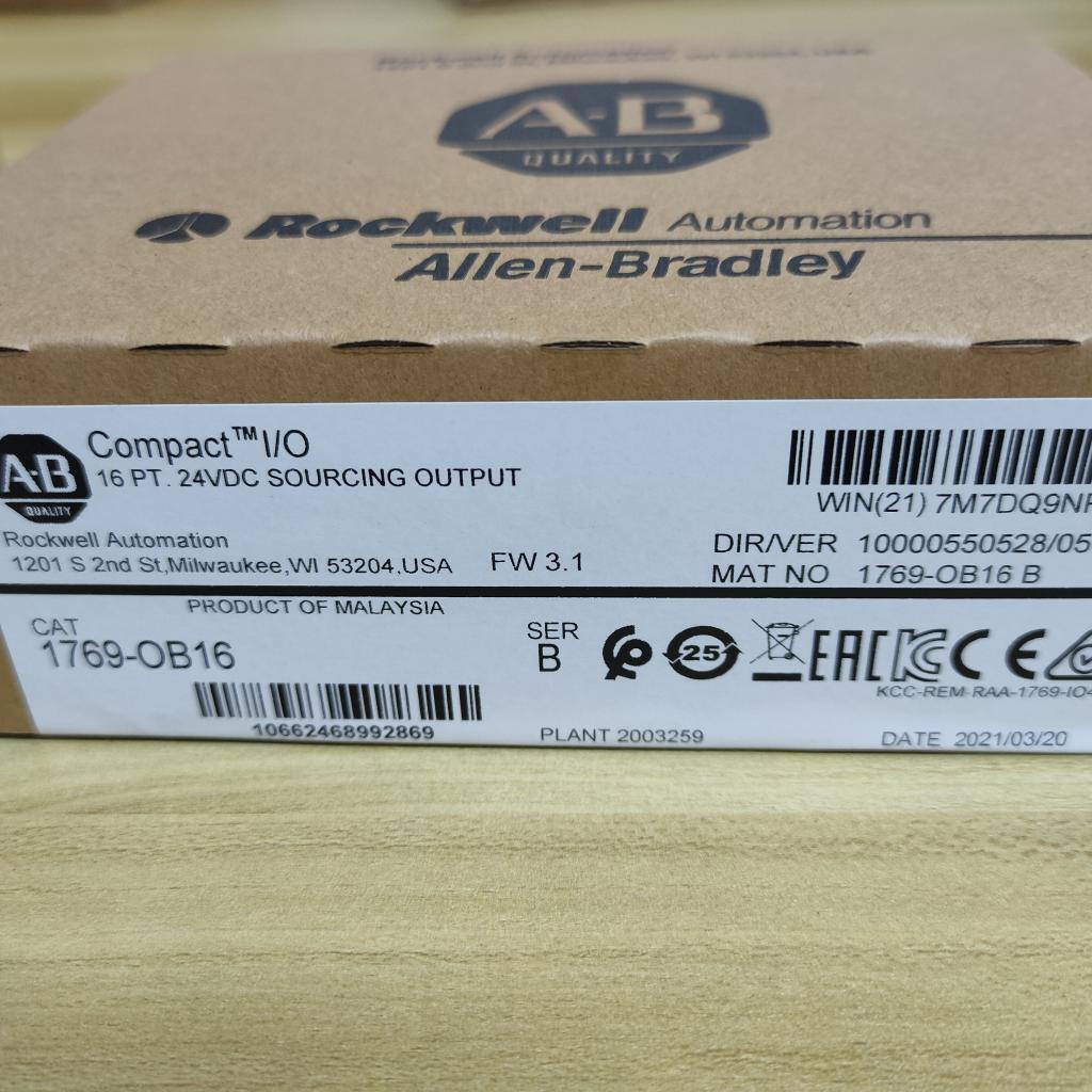 CompactLogix 1769OB16 SER B 24VDC Module New Factory Sealed - COMPACTLOGIX