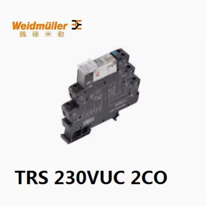 1PC  Weidmuller relay TRS 230VUC 2CO 1123540000