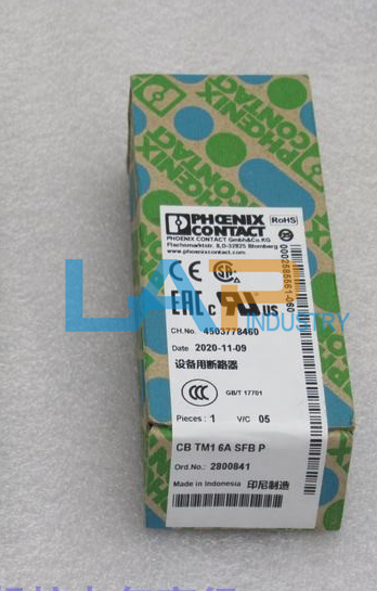 Phoenix Circuit Breaker CB TM1 6A SFB P 2800841 - 1PCS New - PHOENIX