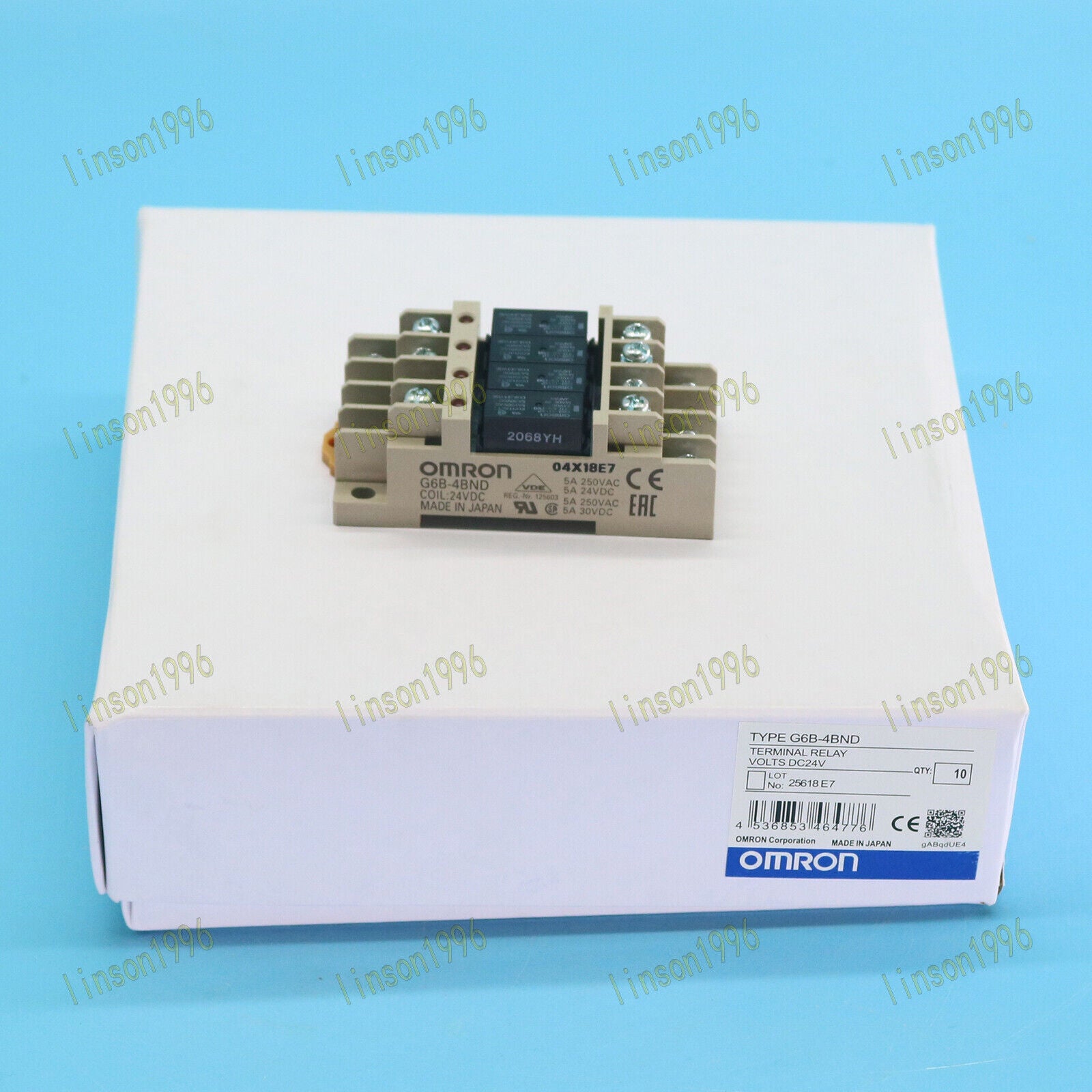 Omron Terminal Relay Block G6B-4BND Fast Delivery - OMRON