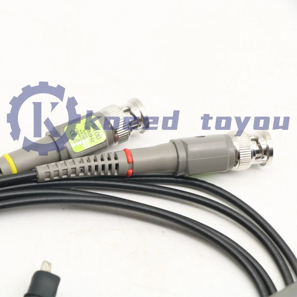 2PC P6100 100MHz Oscilloscope Probe 10:1 and 1:1 for Rigol Atten Owon Siglent