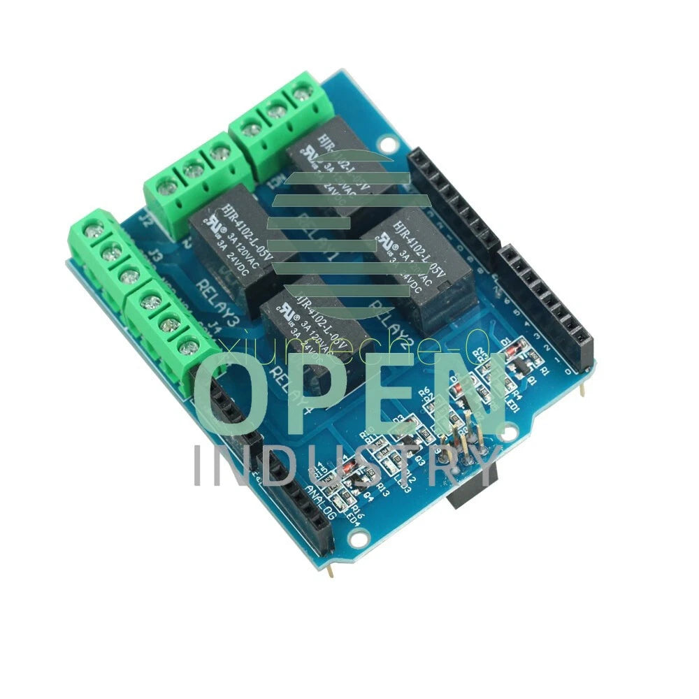 Four channel Relay Shield 5V 4 Channel Relay Shield Module for Arduino
