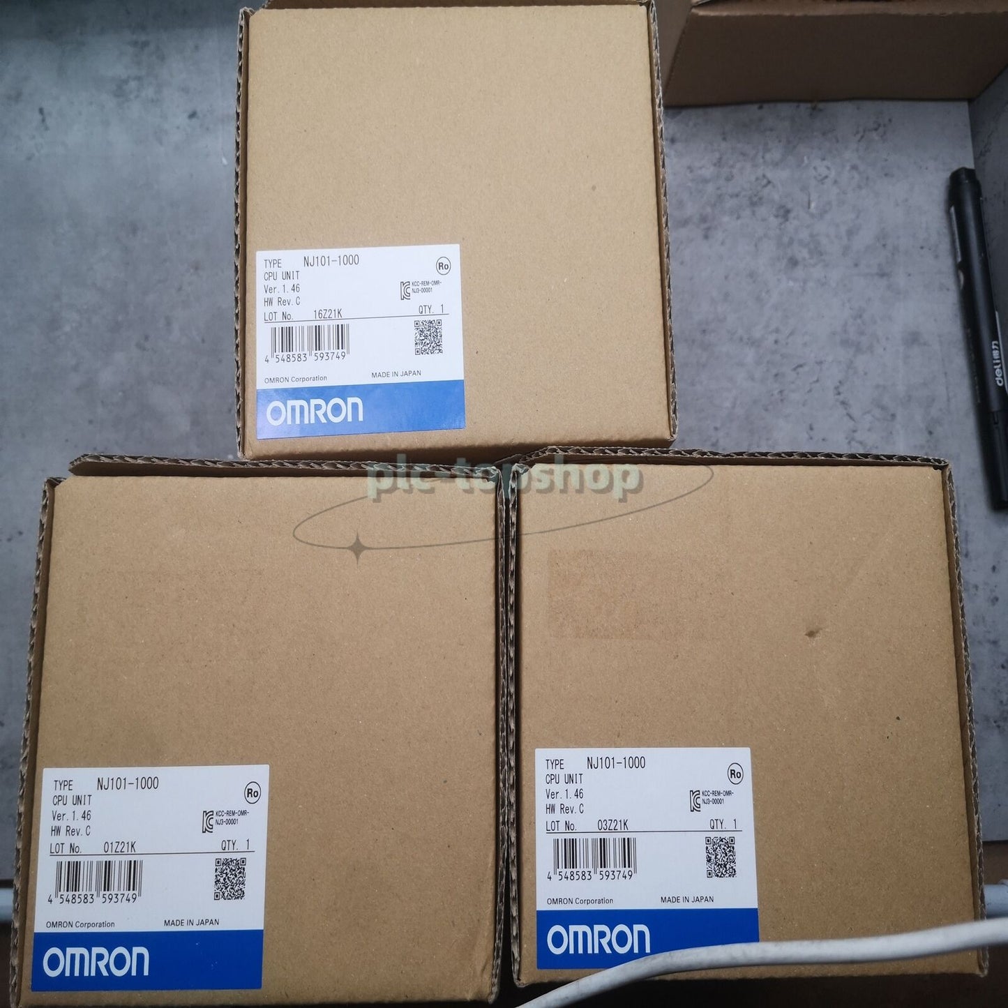 NJ101-1000 Omron PLC Fast Ship Sealed Box - OMRON