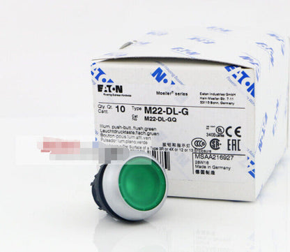 new 1PCS Eaton Moeller M22-DL-G M22-DL-GQ Pushbutton Switch Green - EATON MOELLER