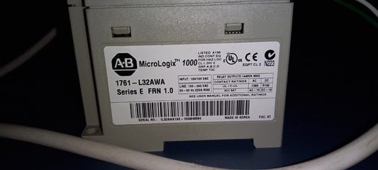 ALLEN-BRADLEY 1761-L32AWA SER E FRN 1.0 MICROLOGIX 1000 - KOEED