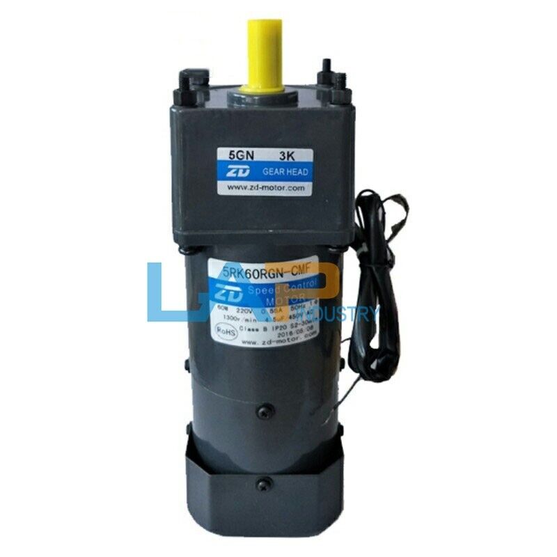 ZD AC Brake Motor 5RK60RGN-CMF-5GN3K 60W 0.55A 220V - ZD