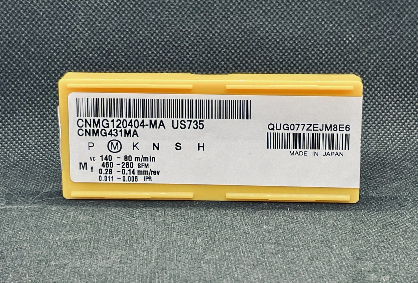 MITSUBISHI CNMG 431 MA / CNMG120404MA US735 Carbide Inserts 10 PCS