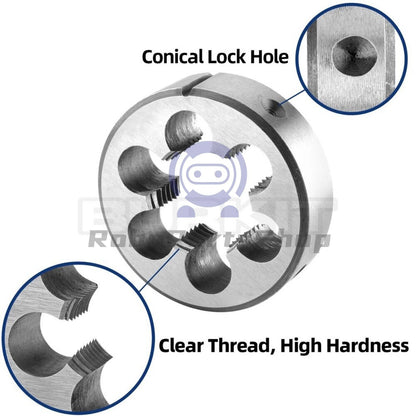M39 X 1.5 Tap and Die Set Right Hand, M39X1.5 Machine Tap and Round Die