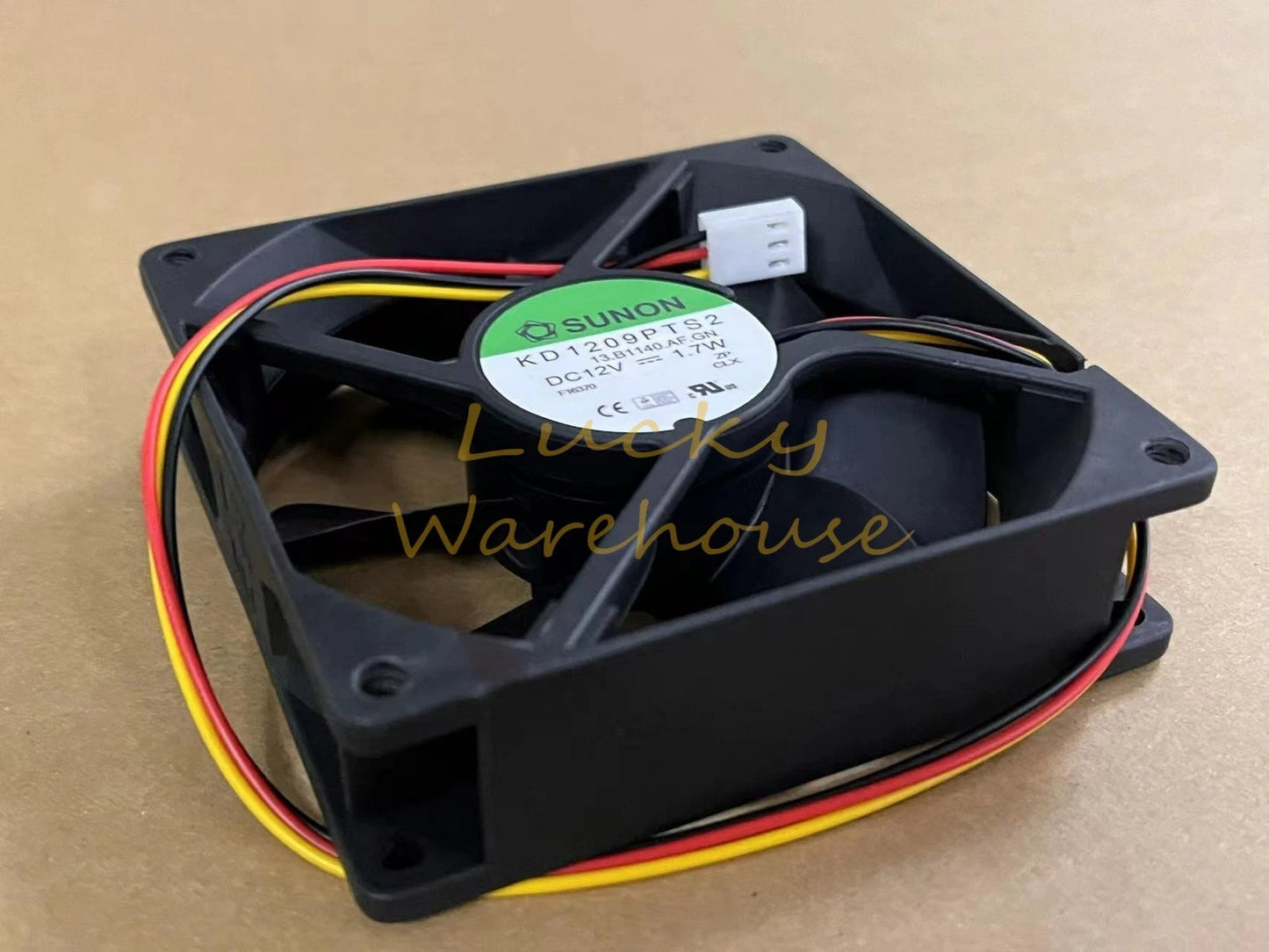 Cooling fan KD1209PTS2 for SUNON Cooler 92*92*25mm 12V 1.7W 2400RPM 3pin