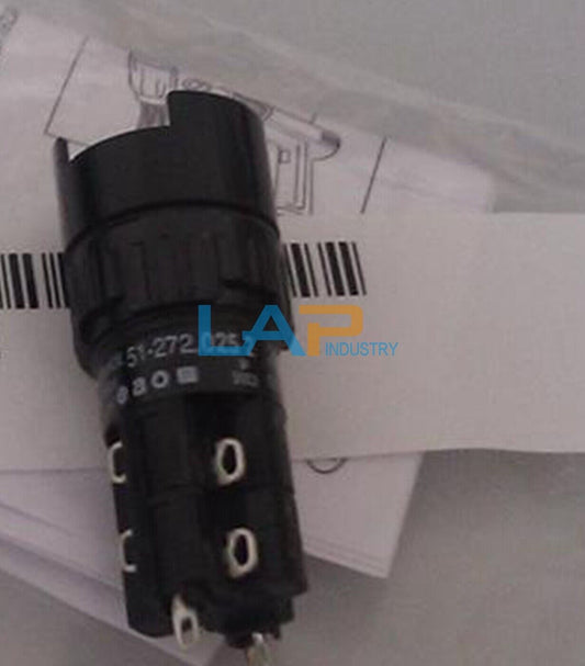 EAO Button Switch 51-272.0252, 2NO+2NC, 1 Piece - EAO