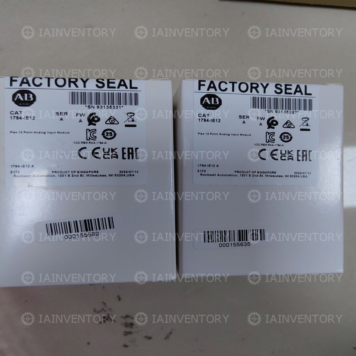 NEW Sealed Allen-Bradley 1794-IE12 ONE Year Fast ship - ALLEN-BRADLEY