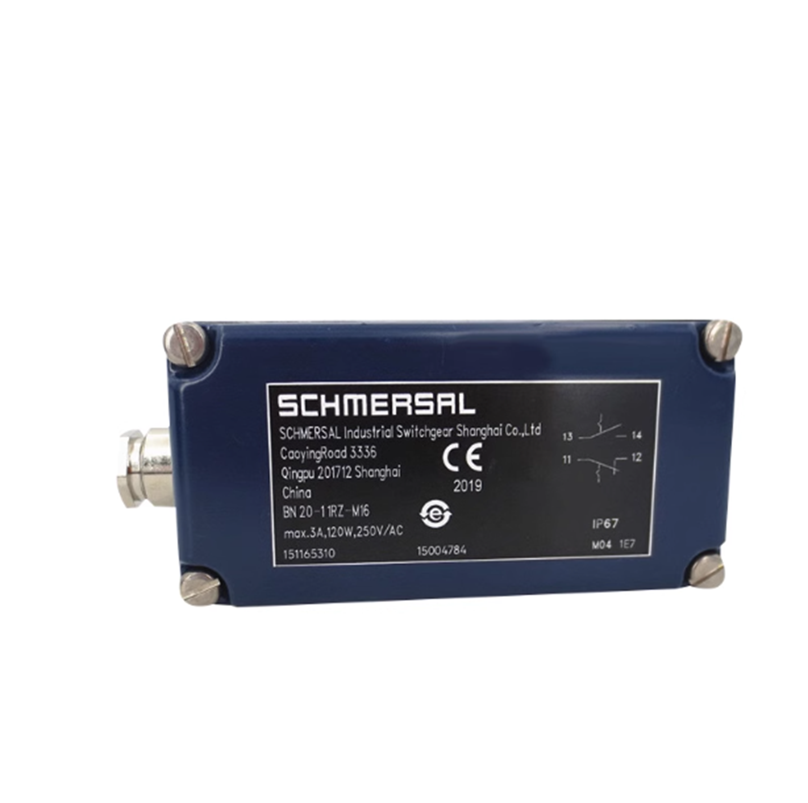 In Box SCHMERSAL BN20-11Rz-M16 Safety Magnetic Switch SCHMERSAL