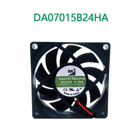 M DA07015B24HA DC24V 0.28A 70*70*15MM 2-wire cooling fan