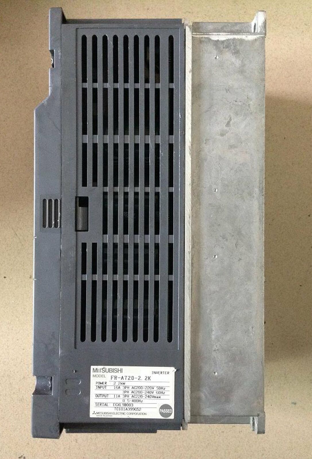 used ONE Mitsubishi FR-A720-2.2K PLC INVERTER DRIVE tested in good condition - MITSUBISHI