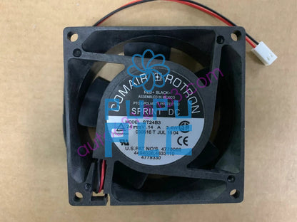 COMAIR ROTRON ST24B3 Double ball fan DC24V 0.14A 3.4W 80X80X32mm 2pin~