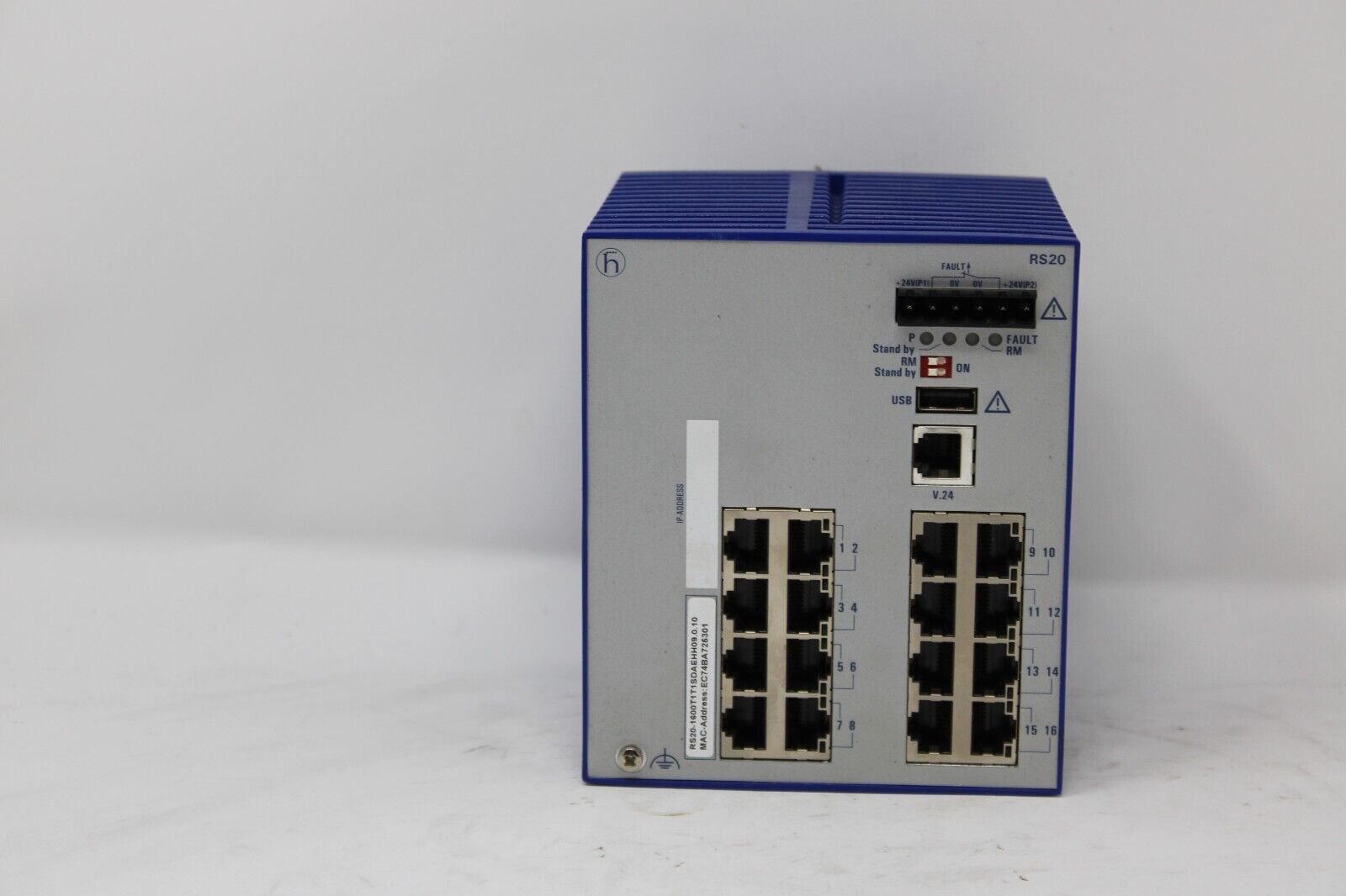 used Hirschmann RS20-1600T1T1SDAEHH09.0.10 Rail Switch - HIRSCHMANN