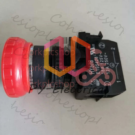1PCS KEDU HY57B Emergency Stop Push Button Switch