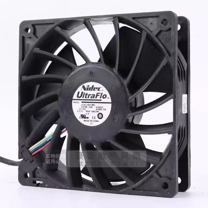 NIDEC V12C12BS1M3-07A02 12032 DC12V 2.31A 12CM 4-Wire Silent Cooling Fan