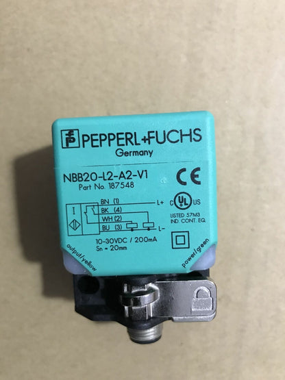 NBB20 Proximity Switch Sensor with [20-inch Detection Range and [Smart Features]] - PEPPERL+FUCHS