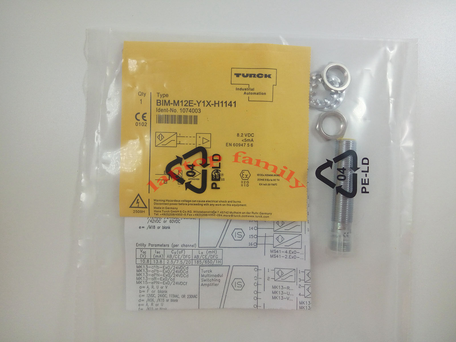 new 1PCS  For TURCK Proximity Switch BIM-M12E-Y1X-H1141