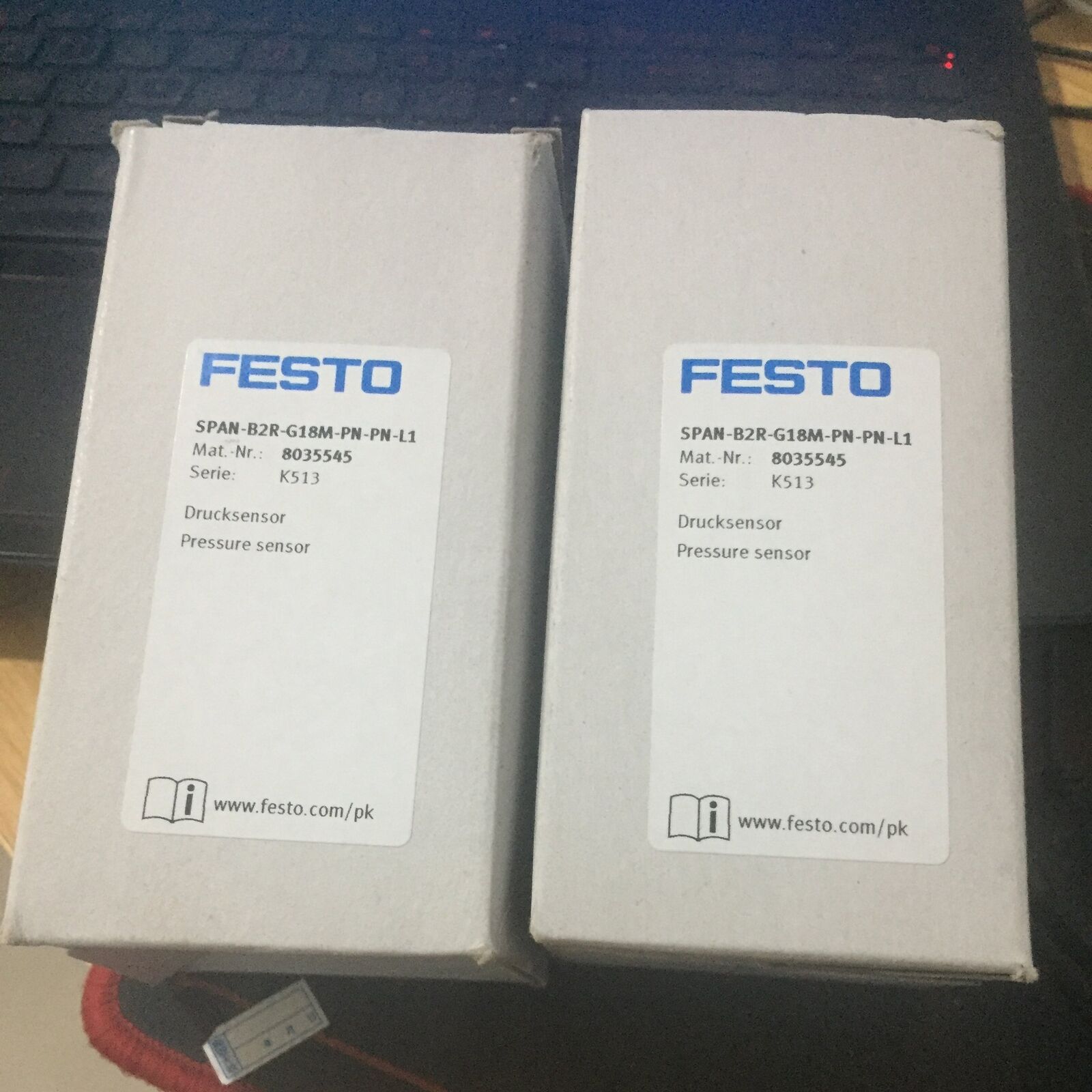 new one  FESTO SPAN-B2R-G18M-PN-PN-L1 Pressure sensor FESTO