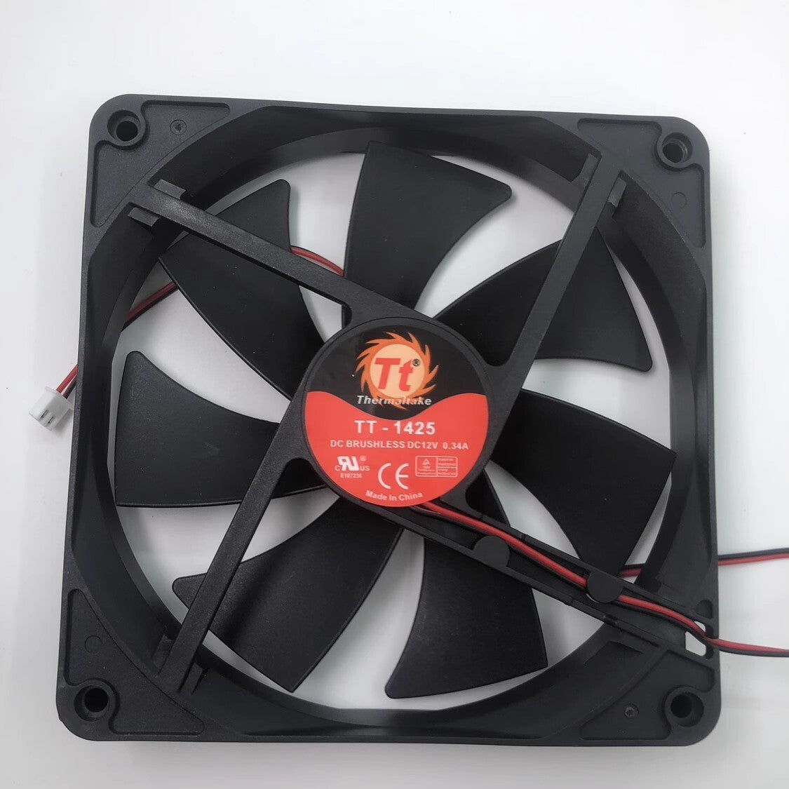 1PCS TT-1425 14025 DC12V 0.34A 14CM 2-Wire Silent Cooling Fan