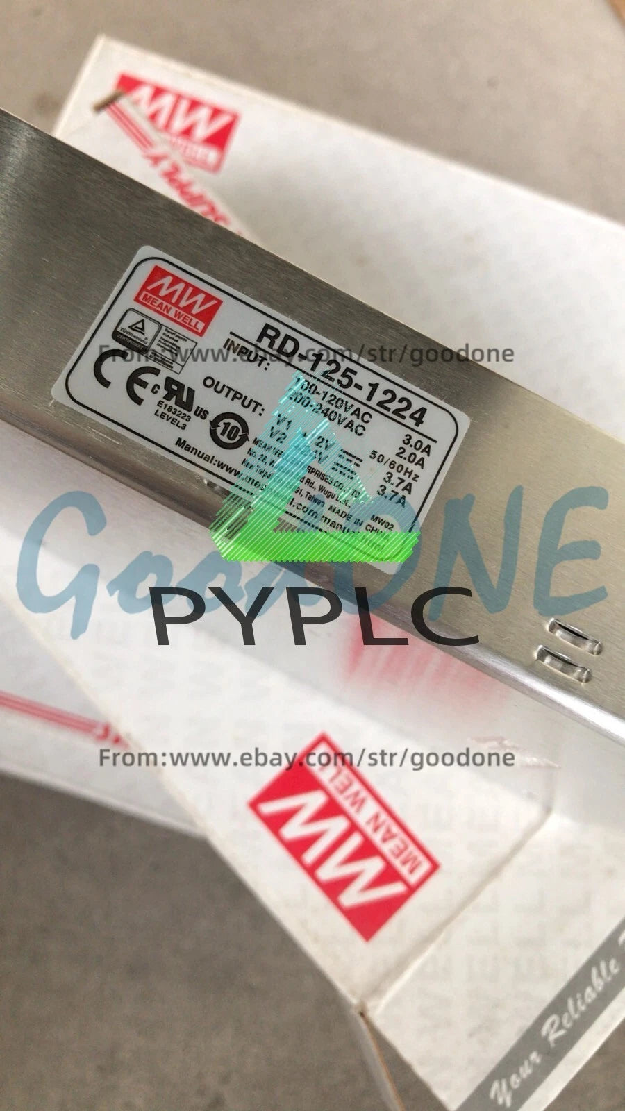 1PCS MEAN WELL RD-125-1224 Switching Power Supply RD Series Dual output