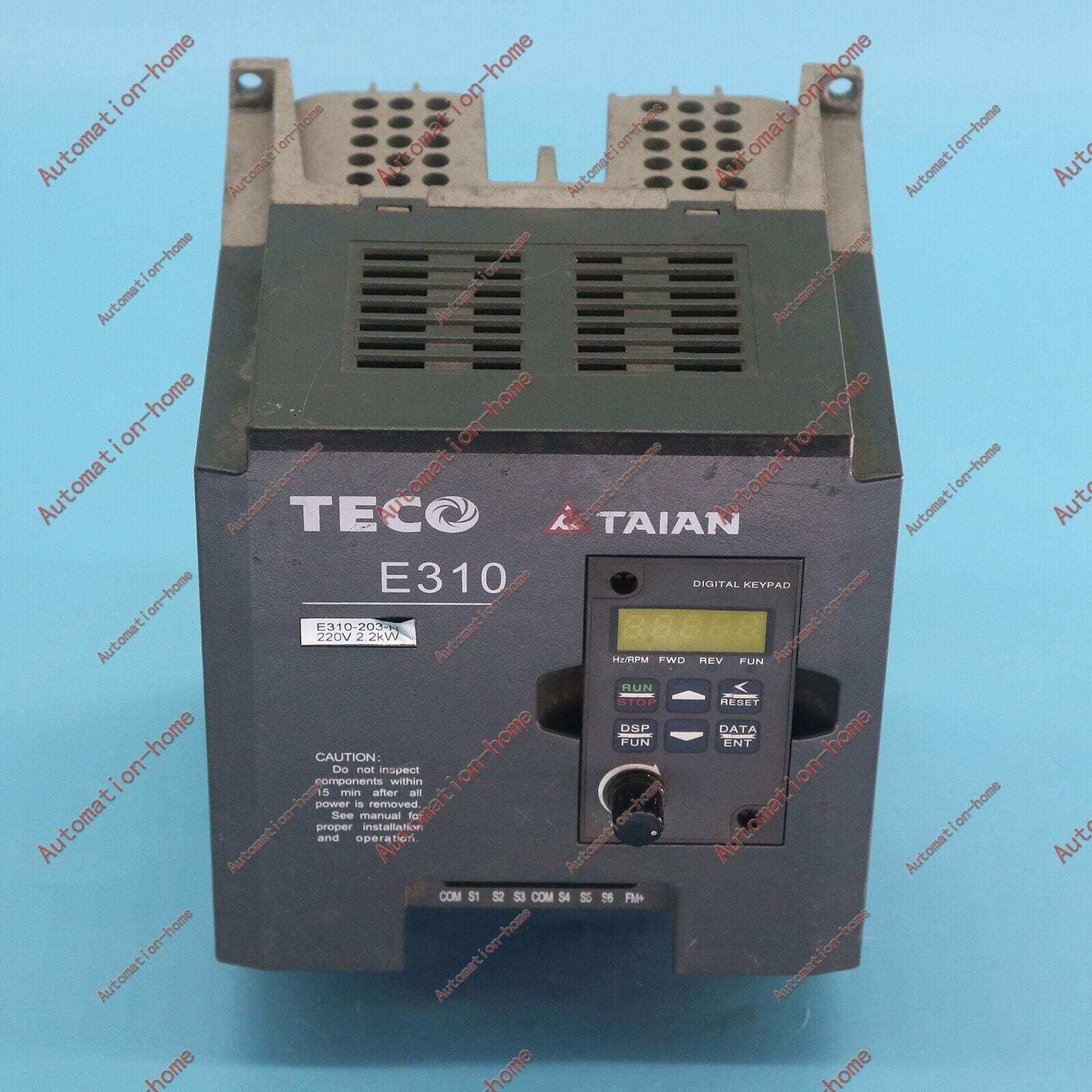 used 1PC  For TECO Taian Inverter E310-203-H 2.2KW 220V