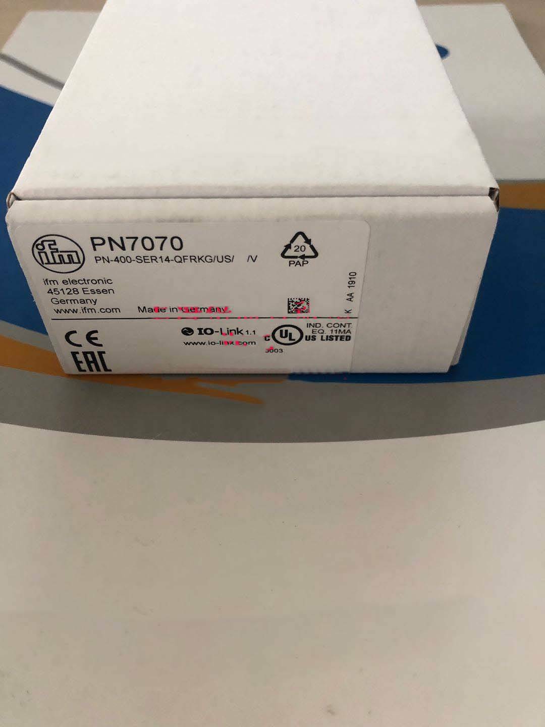 ONE IFM PN7070 Electronic Pressure Sensor - IFM