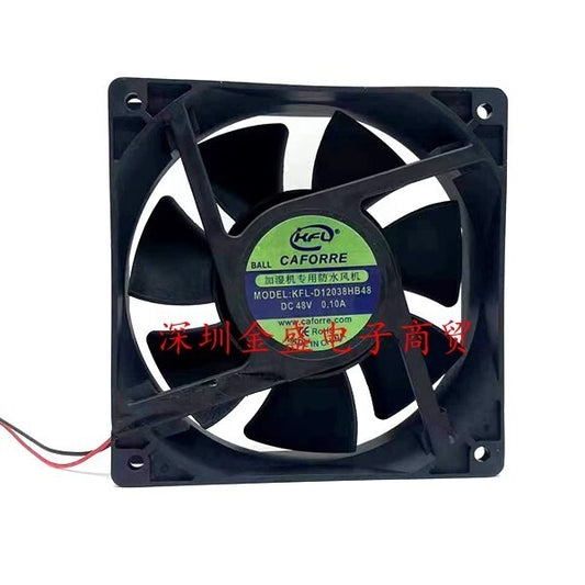 CAFORRE KFL-D12038HB48 DC48V 0.10A 12CM Waterproof Cooling Fan for Humidifier