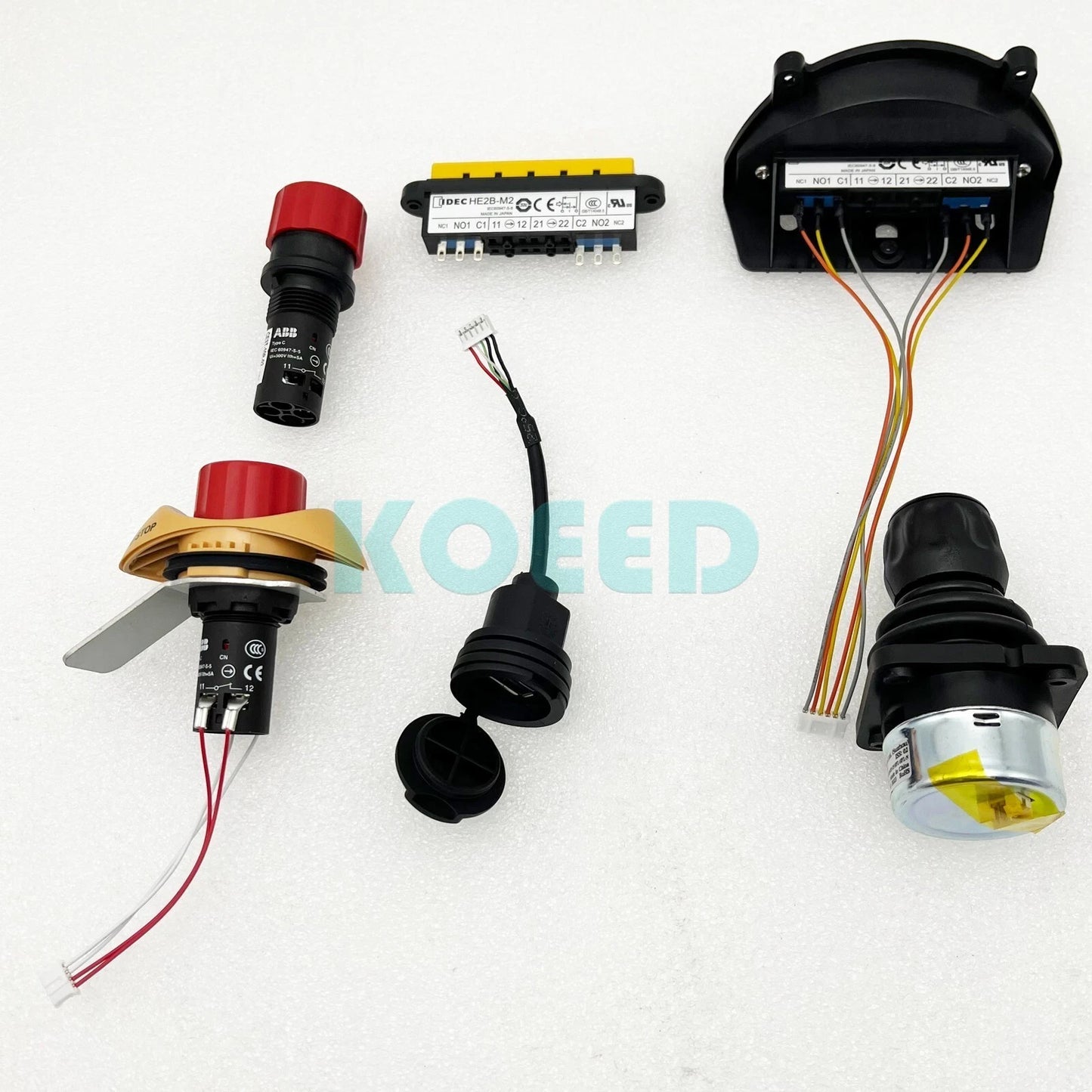 For ABB 3HAC028357-001 DSQC679 IRC5 Teach pendant Switch/joystick/USB assy parts