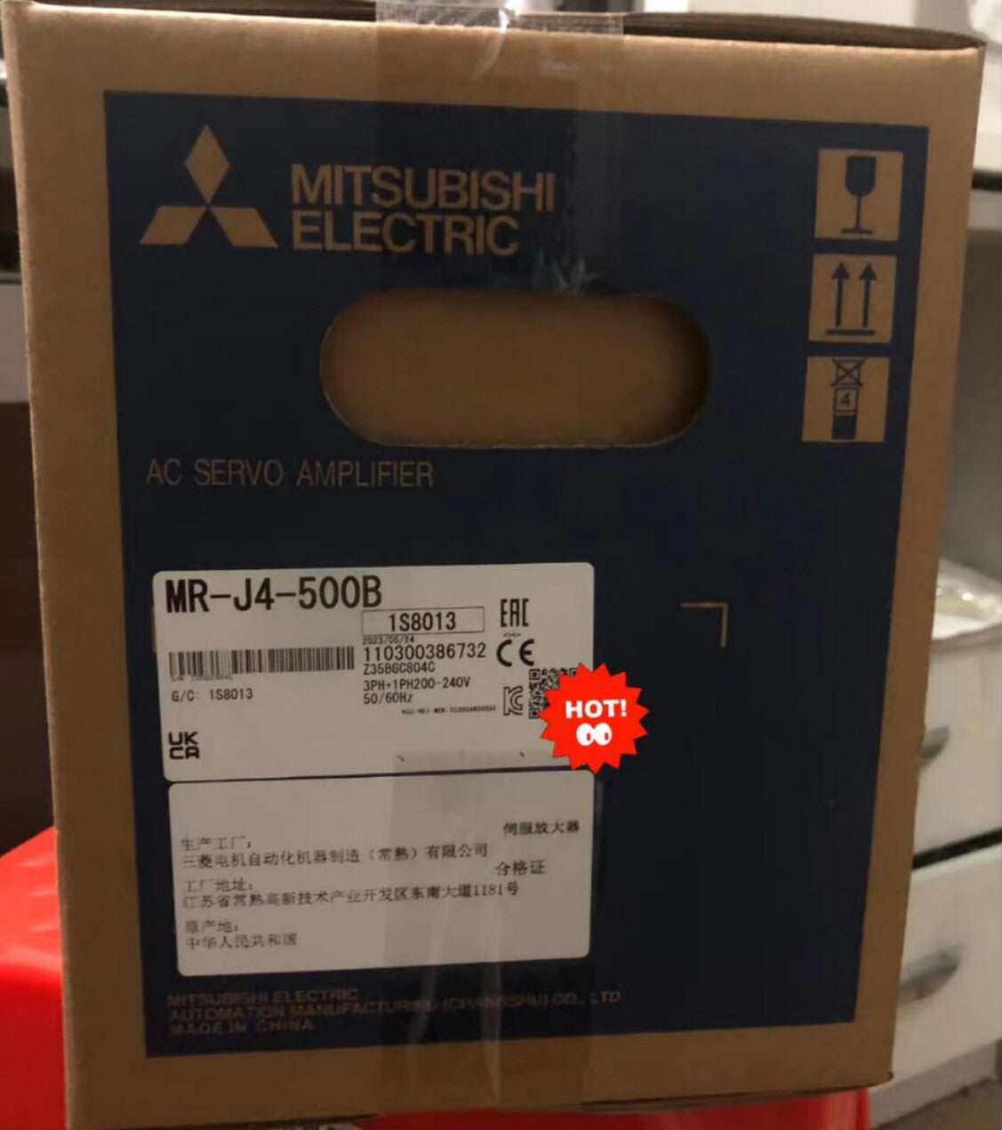 1PCS Mitsubishi MR-J4-500B MRJ4500B AC Servo Drive In Box