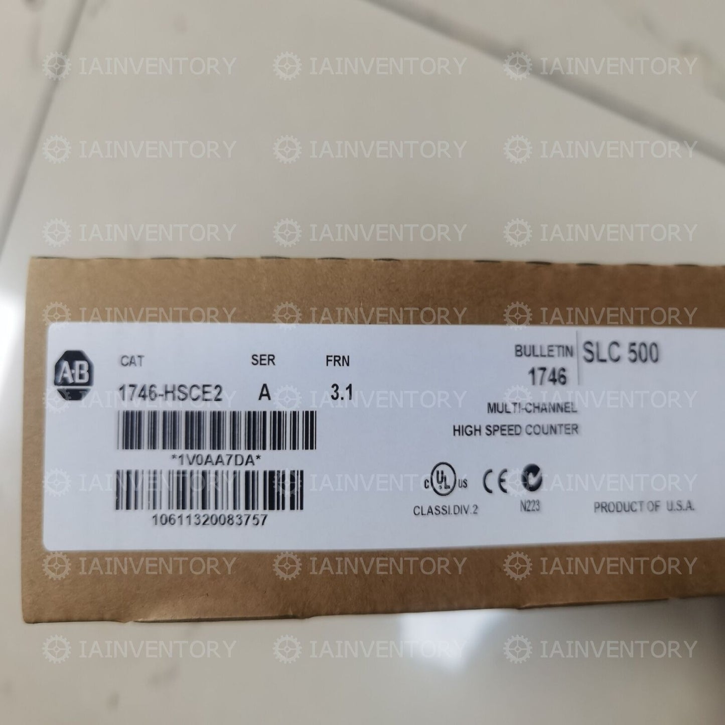 New Factory Sealed AB 1746-HSCE2 Multi-Channel Counter Module - FACTORY SEALED