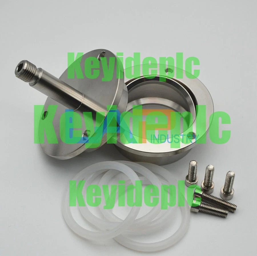 QTY:1 Quartz Glass Vacuum Seal 304 Tube Furnace Flange Water Cooling Flange