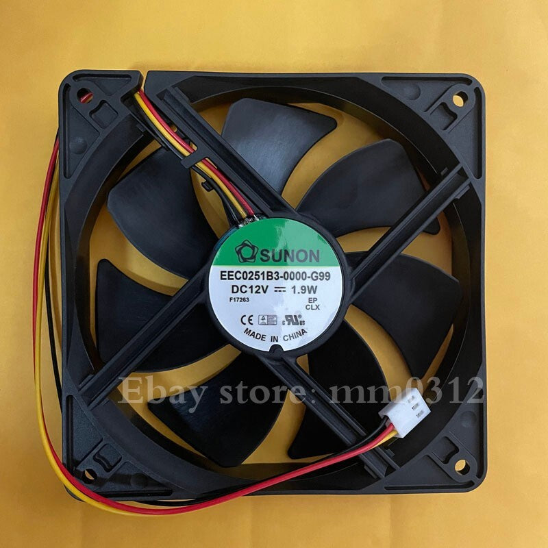 1pcs  SUNON EEC0251B3-0000-G99 12V 1.9W 12cm 3-wire cooling fan