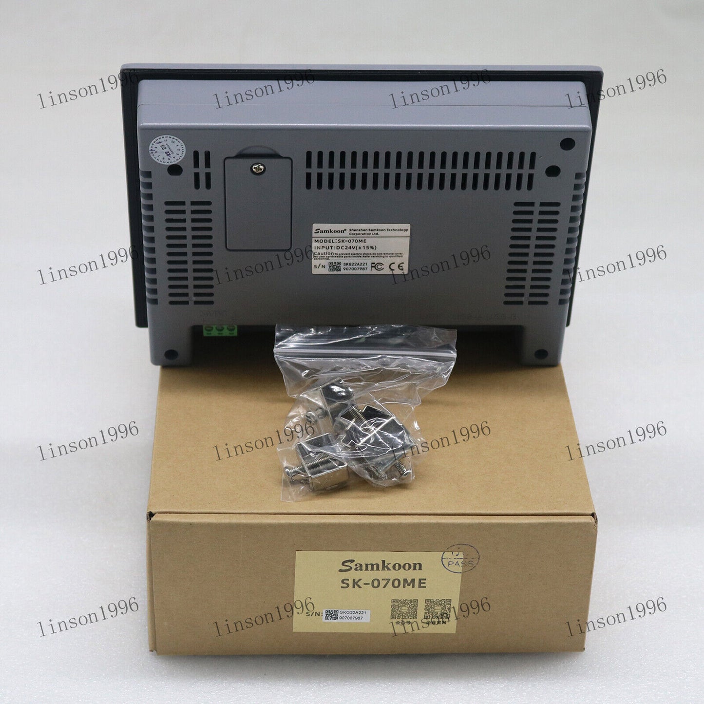 new One SAMKOON SK-070ME 7 inch HMI Touch Screen With Programming Cable Fast Ship - KOEED
