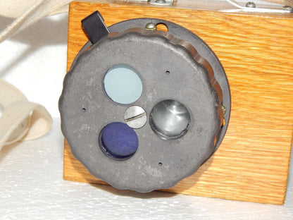Used Military Optical Light Morse Code Key HML RARITY - WILLY OSTERMANN