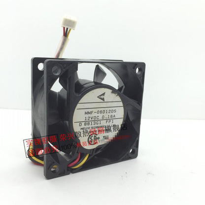 Mitsubishi MMF-06D12DS 6025 12V 0.16A 6cm 3-wire inverter cooling fan