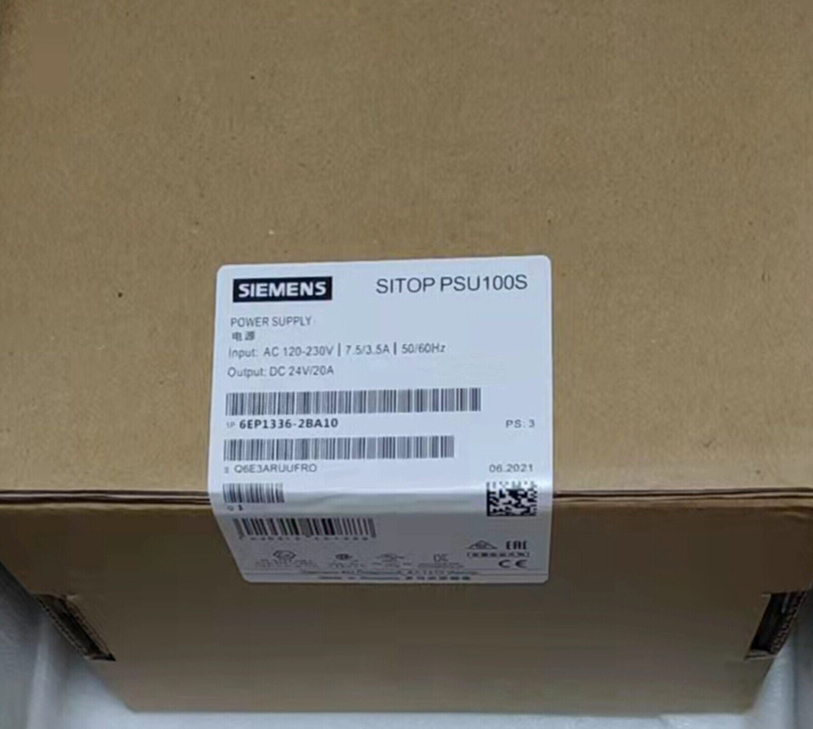 new  Siemens 6EP1336-2BA10 6EP1336-2BA10 Power Supply