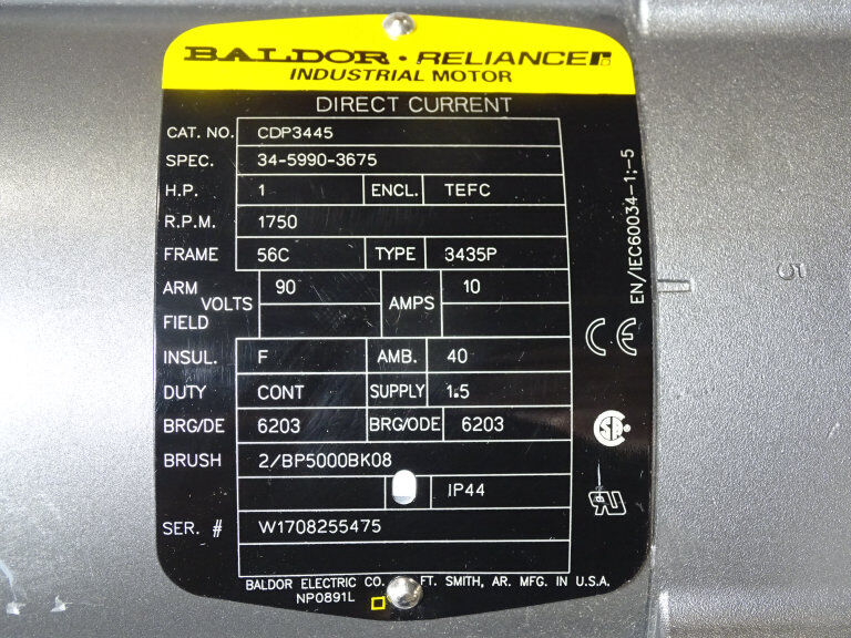 ASEA BROWN BOVERI CDP3445 MOTOR - ASEA BROWN BOVERI