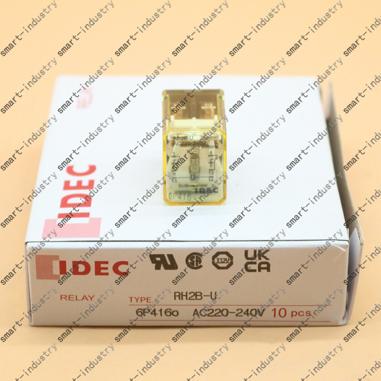 new  10PC For IDEC Relay RH2B-U RH2B-U 220VAC