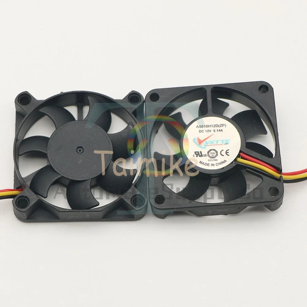 1PCS 5010 VETTE A5010H12D 12V 0.14A 5cm Fan