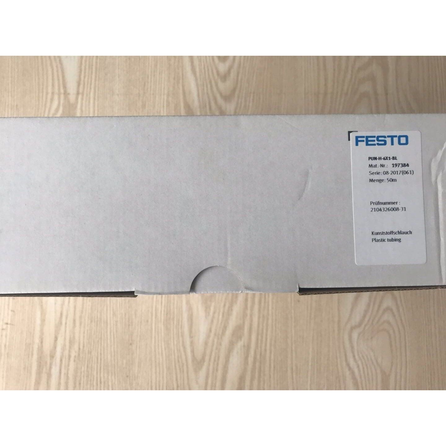 Festo PUN-H-6X1-BL 197384 Tracheal Hose Stock - FESTO