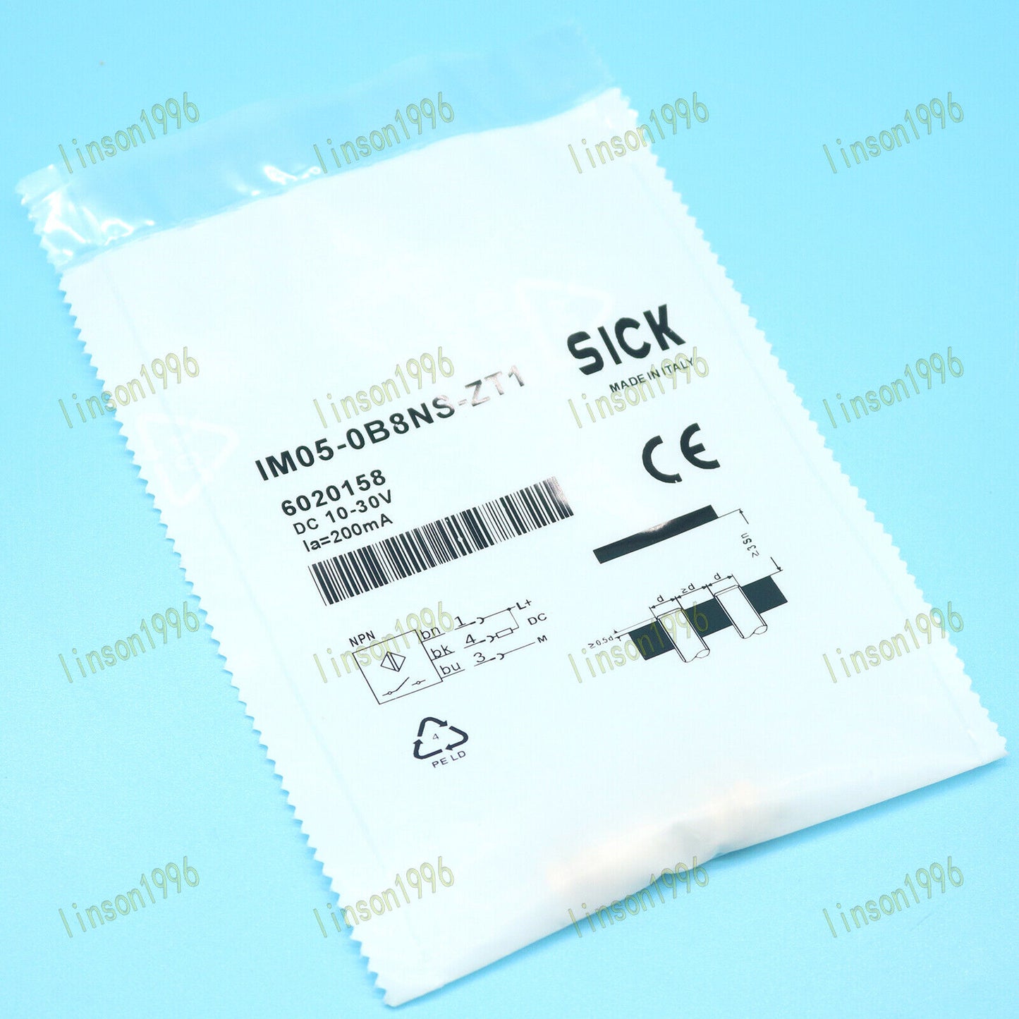 SICK Proximity Inductive Sensor IM05-0B8NS-ZT1 - SICK