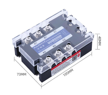 new FULRD Three-phase Solid State Relay FDR3-D48200Z 200A DC-AC 24-480VAC 3-36VDC - FULRD