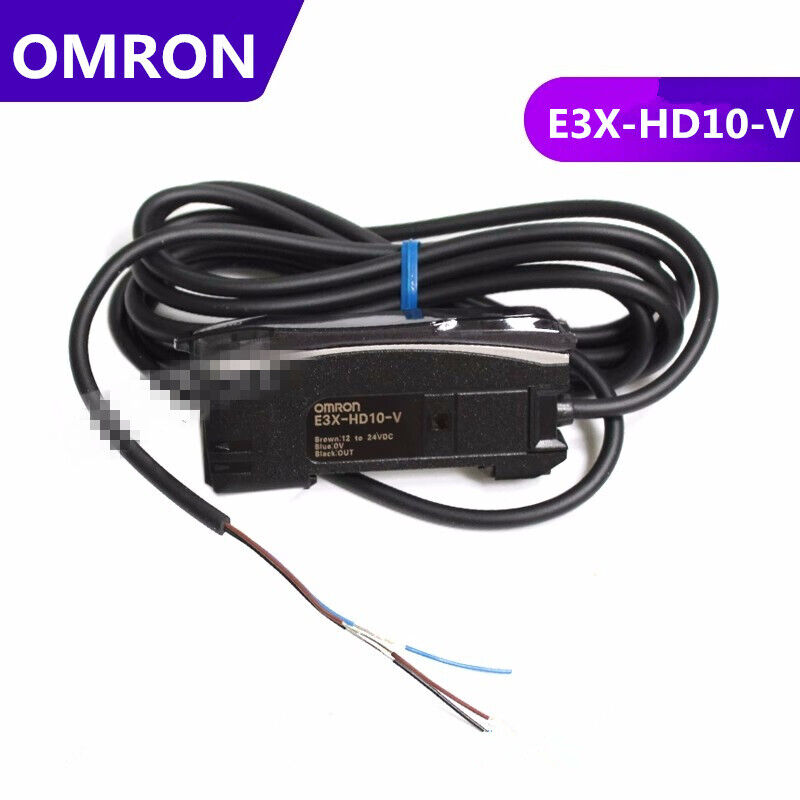 new 1pcs Omron  E3X-HD10-V 2M Sensor Fiber Amplifier